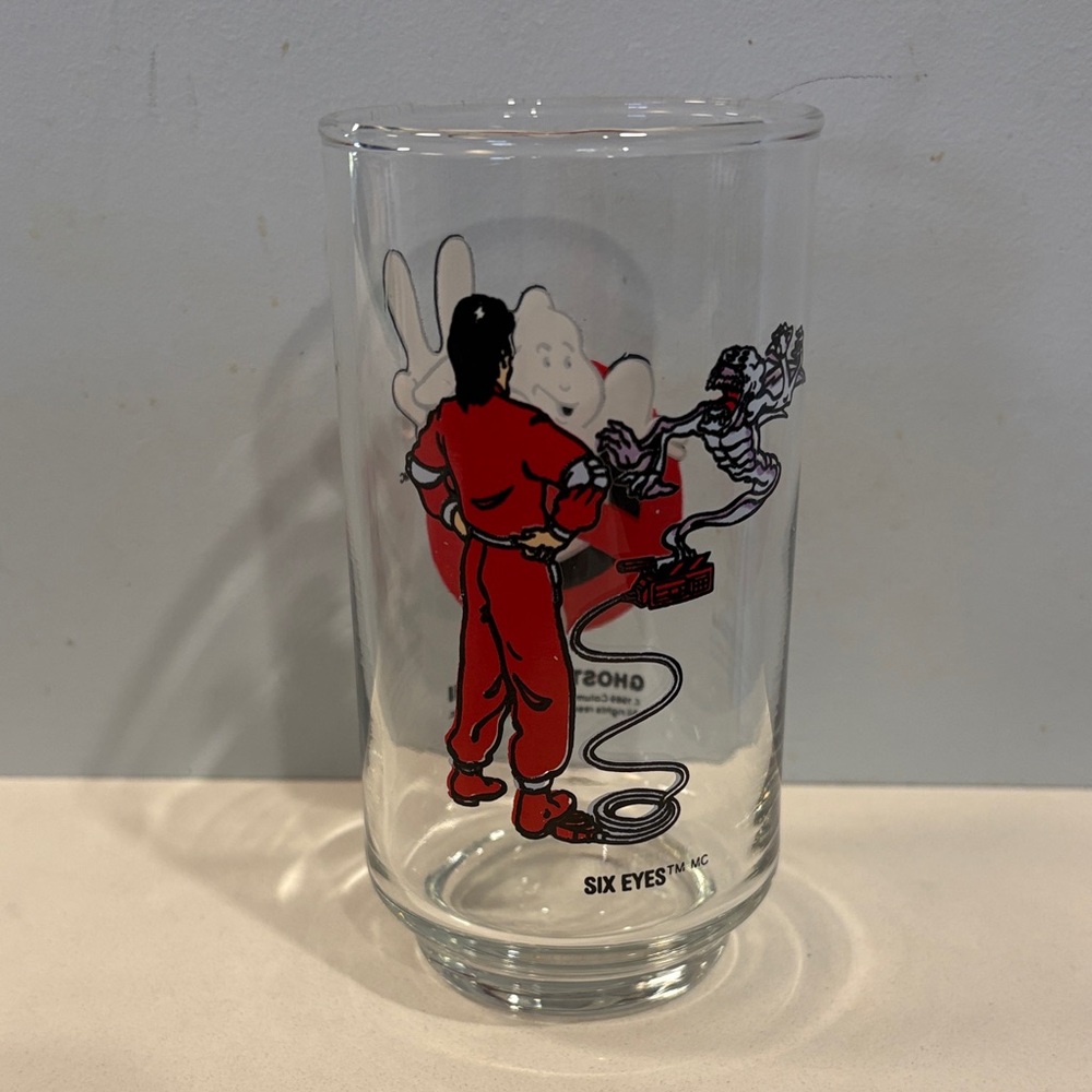 Vintage Ghostbuster Six Eyes collectible glass